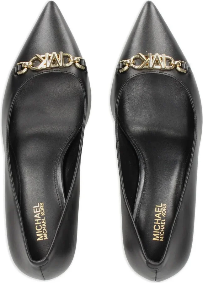 75mm Appliqué-Logo Leather Pumps - Image 4