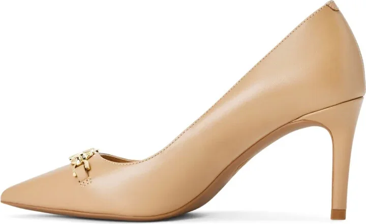 75mm Appliqué-Logo Leather Pumps - Image 4