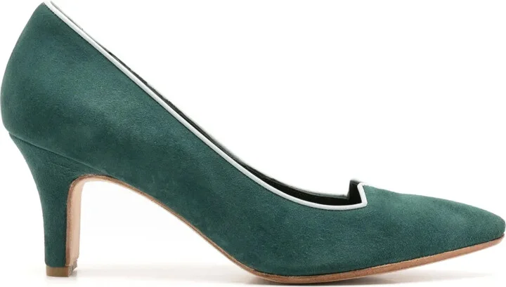 75mm Banoni leather pumps