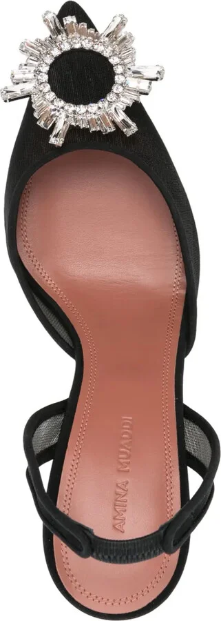 75mm Begum Glass slingback pumps - Image 4