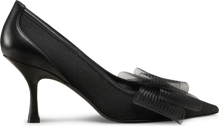 75mm Blushing Bow pumps
