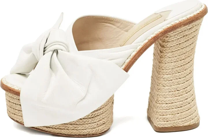 75mm Bow-Detail Espadrilles