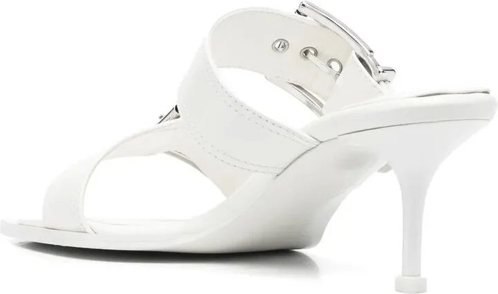 75mm Buckled Leather Sandals - Image 3