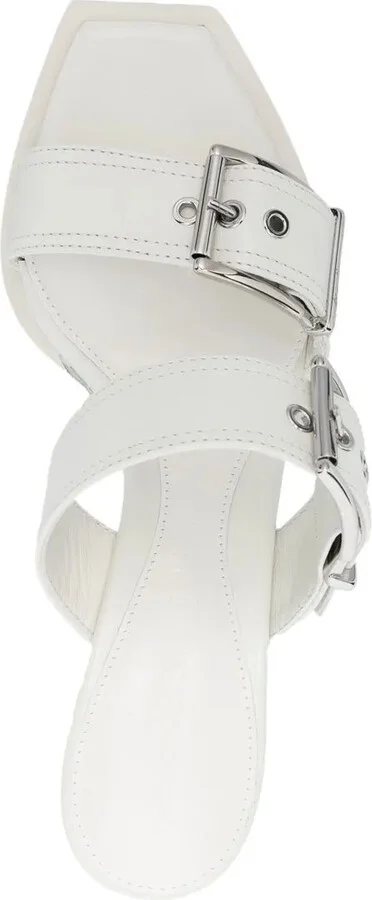 75mm Buckled Leather Sandals - Image 4