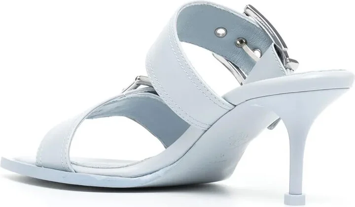 75mm Buckled Leather Sandals - Image 3