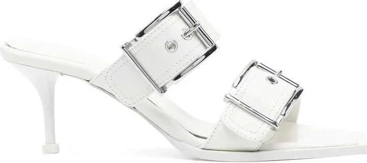 75mm Buckled Leather Sandals