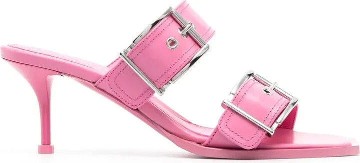 75mm Buckled Leather Sandals