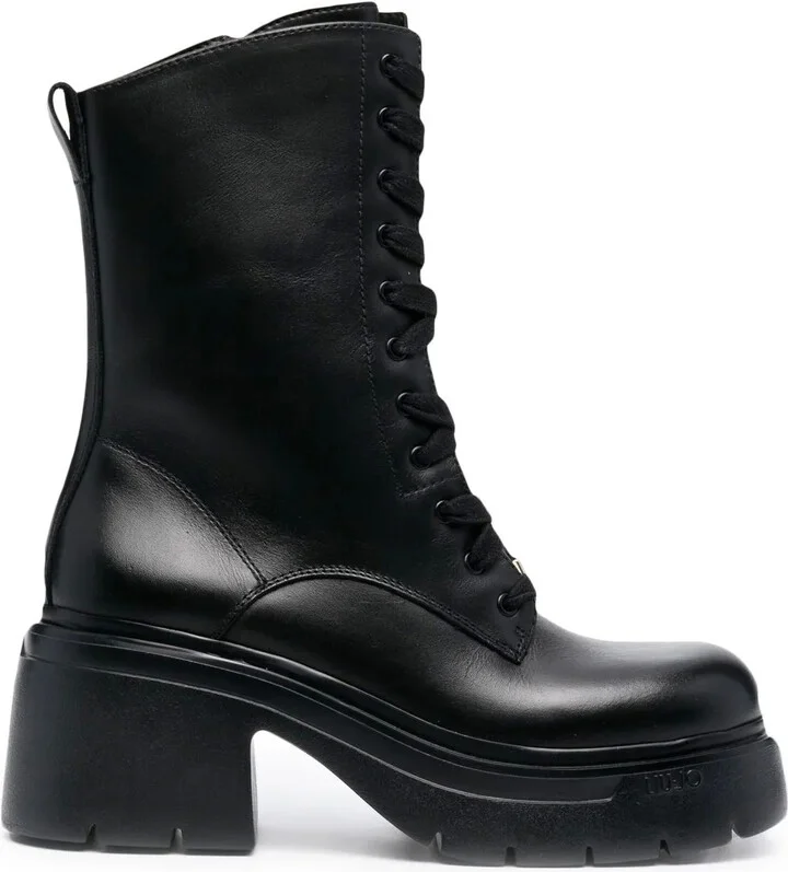 75mm Carrie lace-up boots