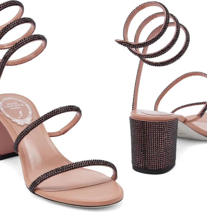 75mm Crystal-Embellished Sandals - Image 4