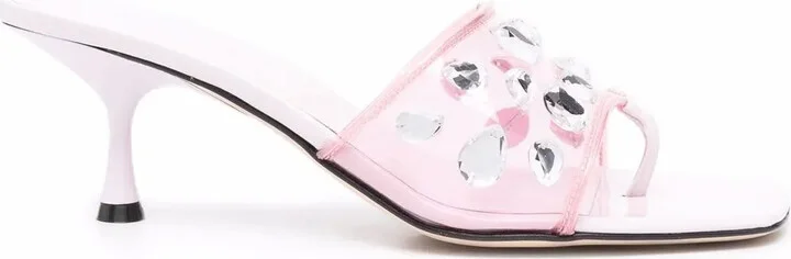 75mm Crystal-Embellished Sandals