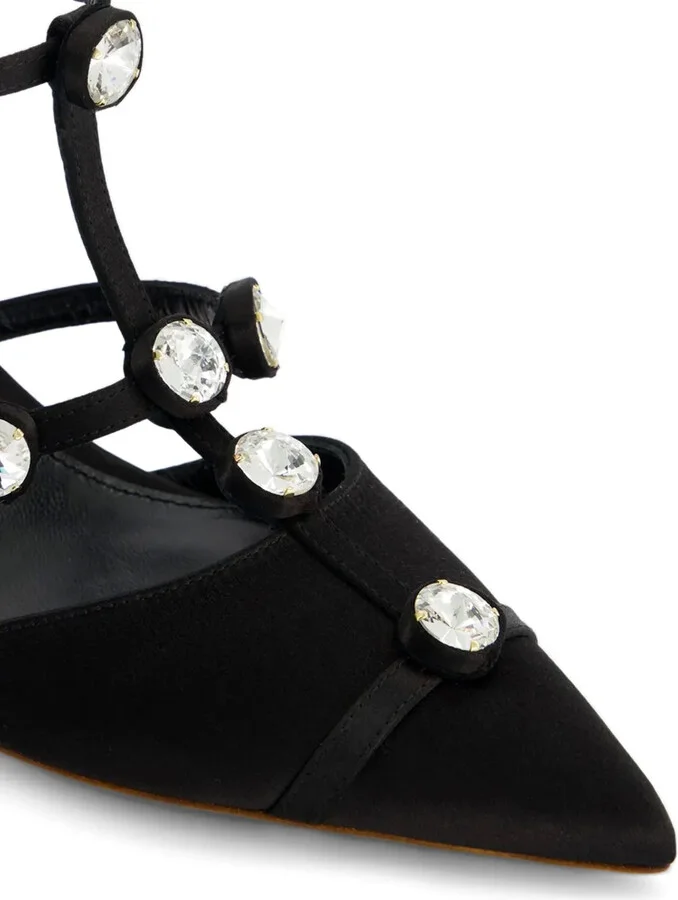 75mm Crystal-Embellished Satin Pumps - Image 5