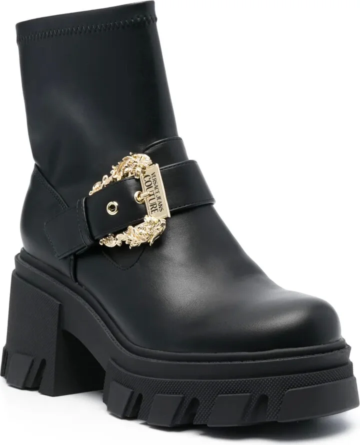 75mm Decorative-Buckle Boots - Image 2