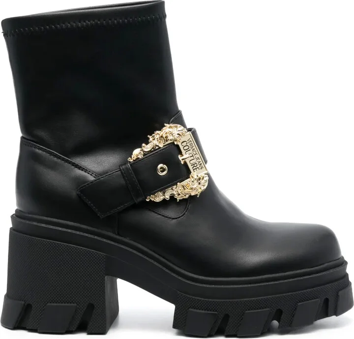 75mm Decorative-Buckle Boots