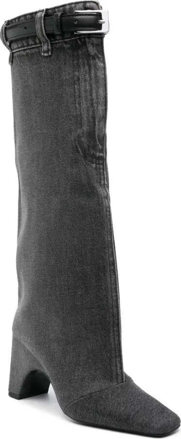 75mm Denim Boots - Image 2