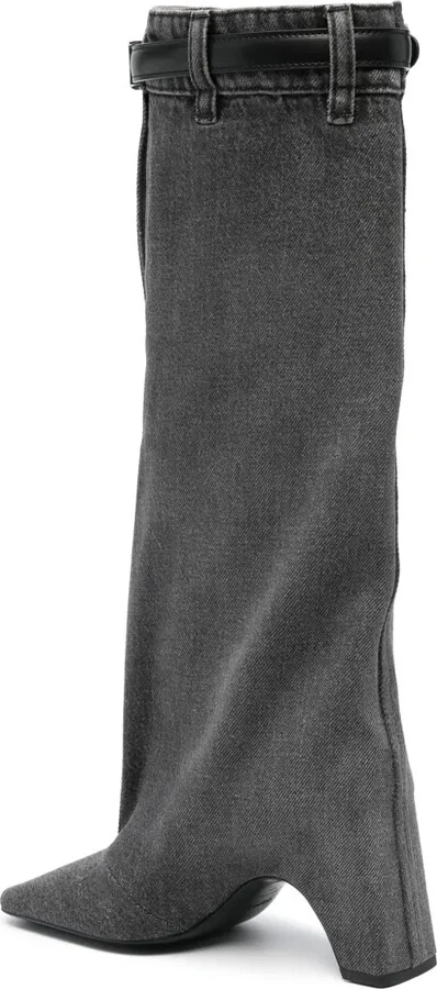 75mm Denim Boots - Image 3