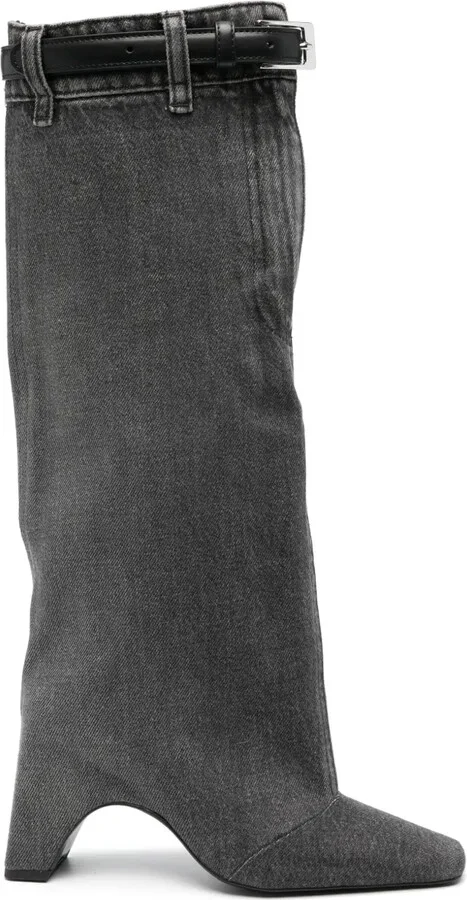 75mm Denim Boots