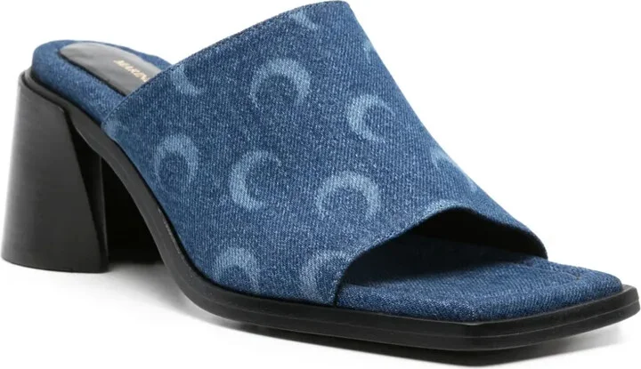 75mm Denim Sandals - Image 2