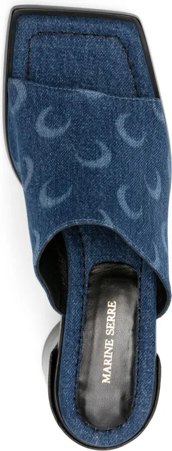 75mm Denim Sandals - Image 4