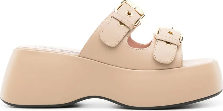 75mm Dolly leather sandals