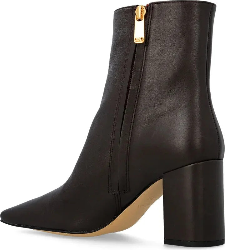 75mm Elise leather boots - Image 4