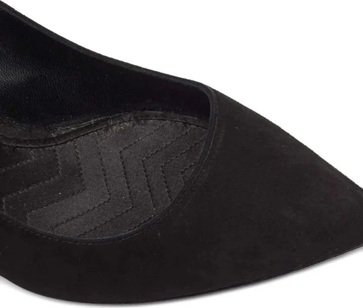 75mm Faux Pearl-Detailed Suede Pumps - Image 4