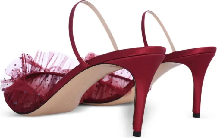 75mm Franca ruffled mules - Image 4