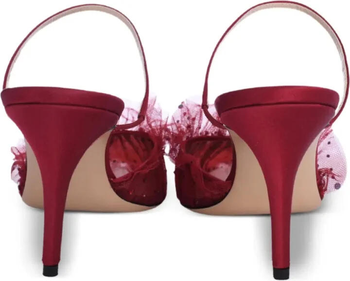 75mm Franca ruffled mules - Image 5
