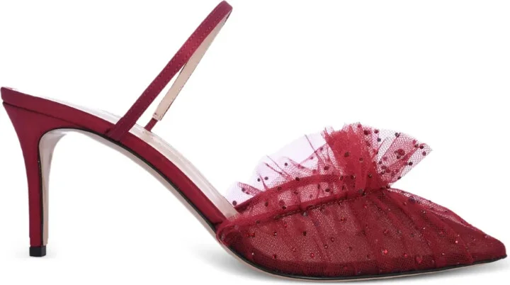 75mm Franca ruffled mules