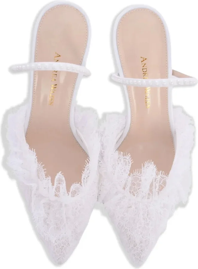 75mm France lace mules - Image 3