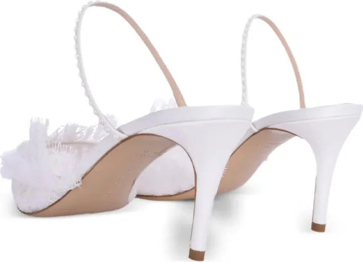 75mm France lace mules - Image 4