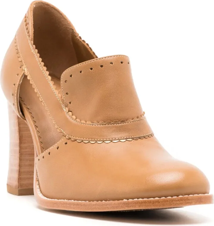 75mm Georges leather pumps - Image 2