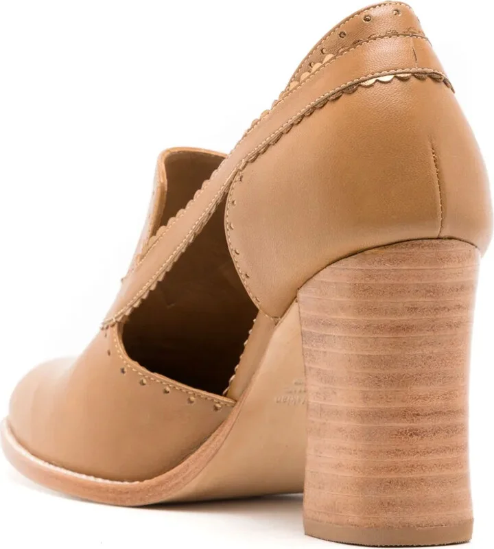 75mm Georges leather pumps - Image 3