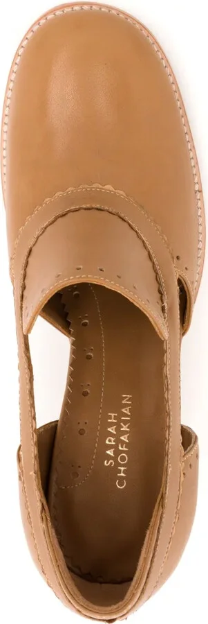 75mm Georges leather pumps - Image 4