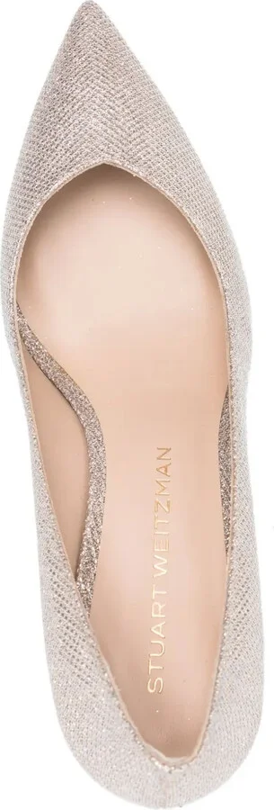 75mm Glitter Pointed-Toe Pumps - Image 4