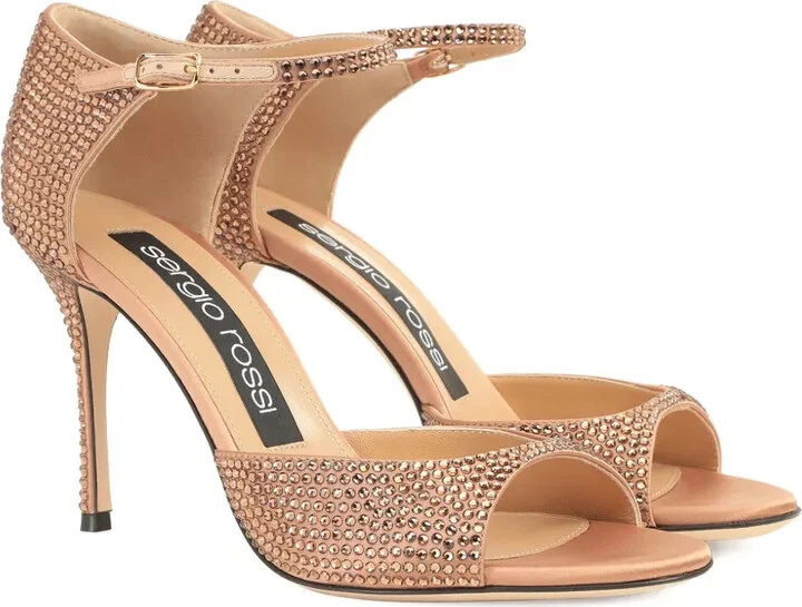 75mm Godiva crystal-embellished sandals - Image 2