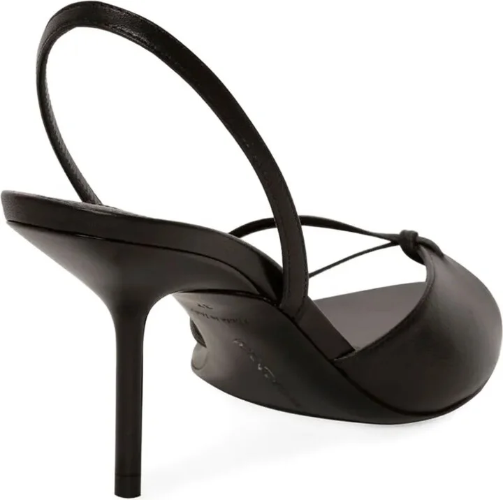 75mm Harlow slingback knot-detail sandals - Image 2
