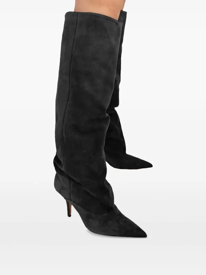 75mm Ines suede boots - Image 2