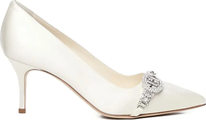 75mm Jewel-Embellished Pumps