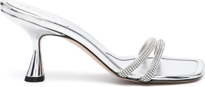 75mm Julio rhinestone sandals