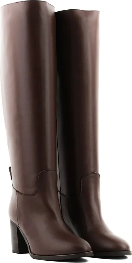 75mm Kate block-heel leather boots - Image 2