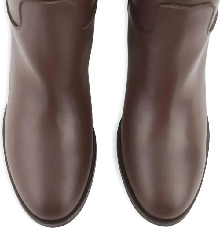 75mm Kate block-heel leather boots - Image 4