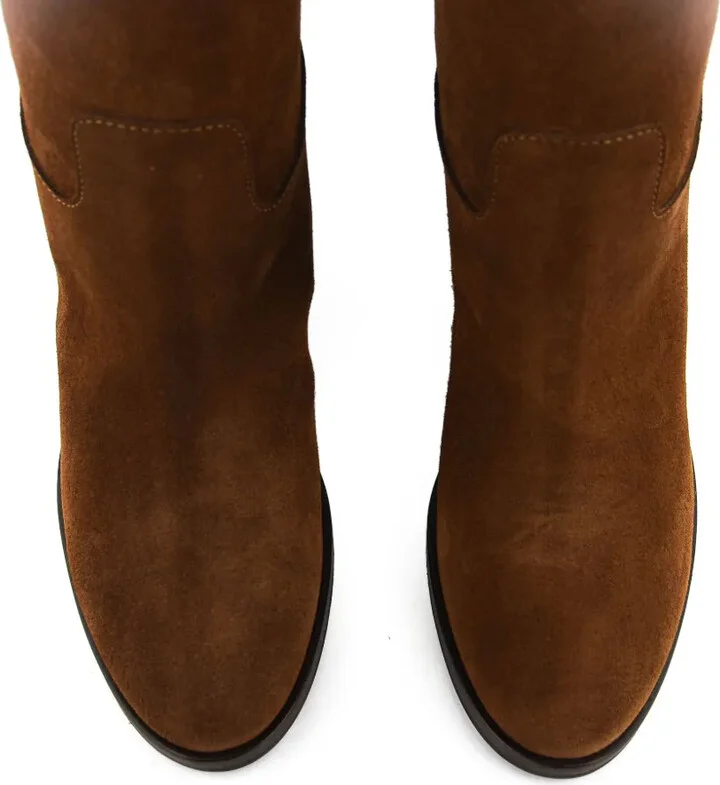 75mm Kate suede knee-high boots - Image 4