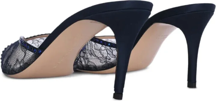75mm Katy lace-embellished mules - Image 5