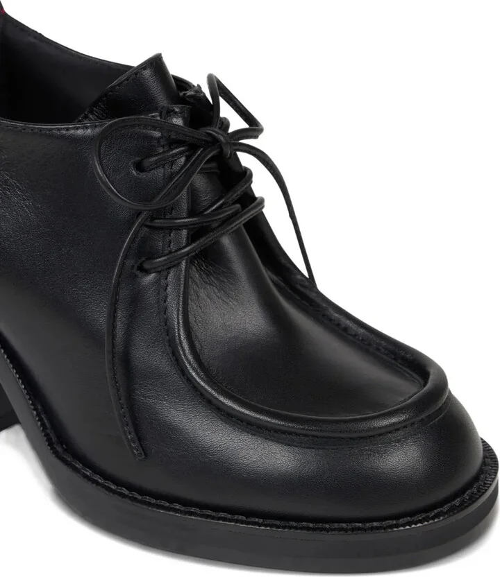 75mm Lace-Up Leather Derby Shoes - Image 4