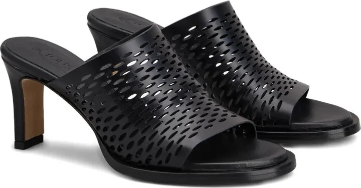 75mm Laser-Cut Heeled Sandals - Image 2