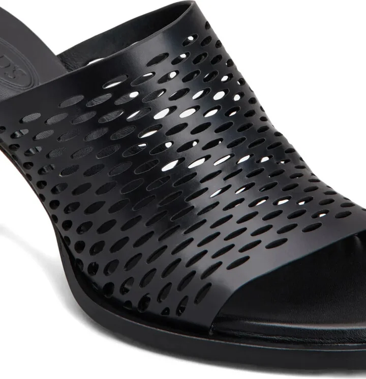 75mm Laser-Cut Heeled Sandals - Image 4