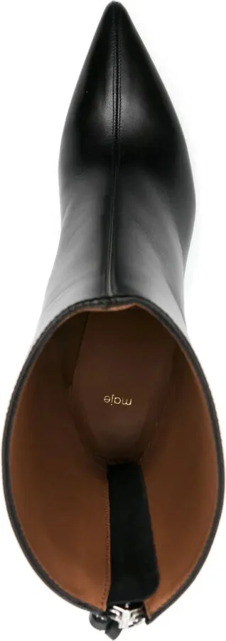 75mm Leather Ankle Boots - Image 4