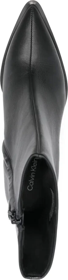 75mm Leather Ankle Boots - Image 4