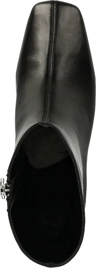 75mm Leather Ankle Boots - Image 4