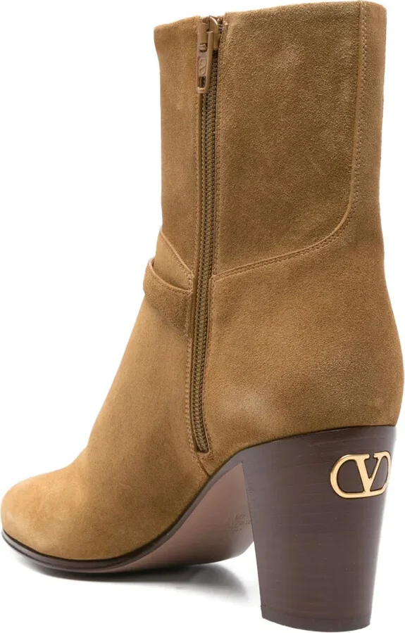 75mm Leather Ankle Boots - Image 3